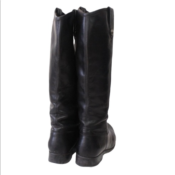 Frye Melissa Button Leather Riding Boots - Picture 3 of 8